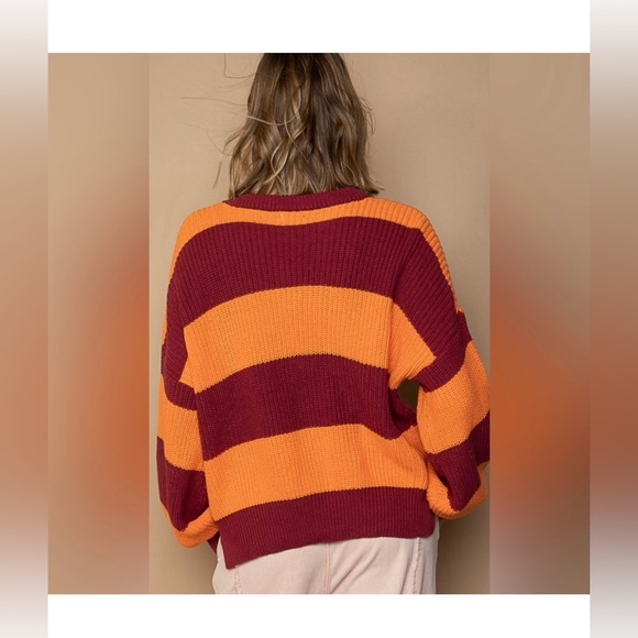 POL STRIPED SWEATER - Picture 5 of 13